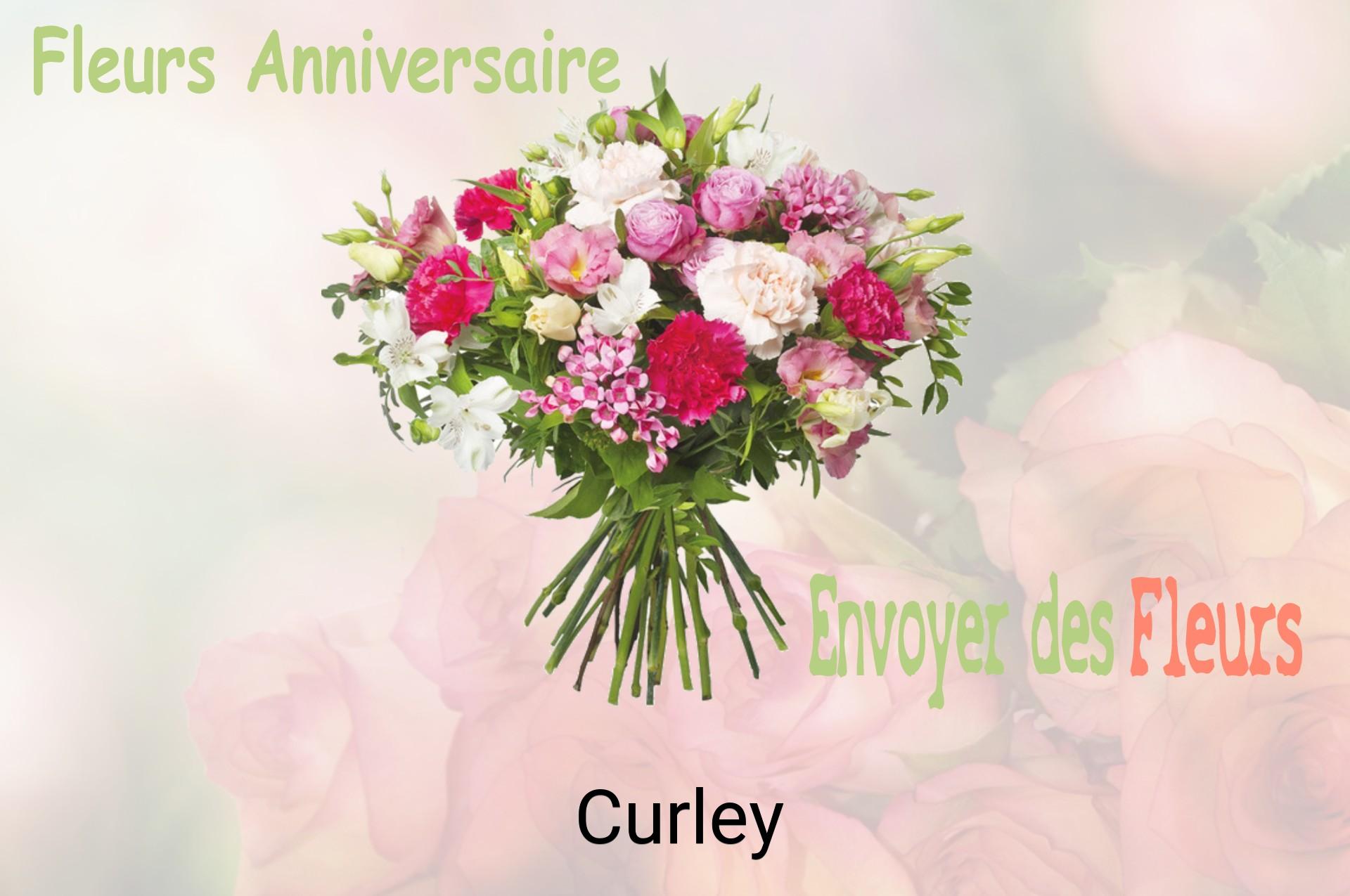 Bouquet de fleurs d’anniversaire livré à Curley